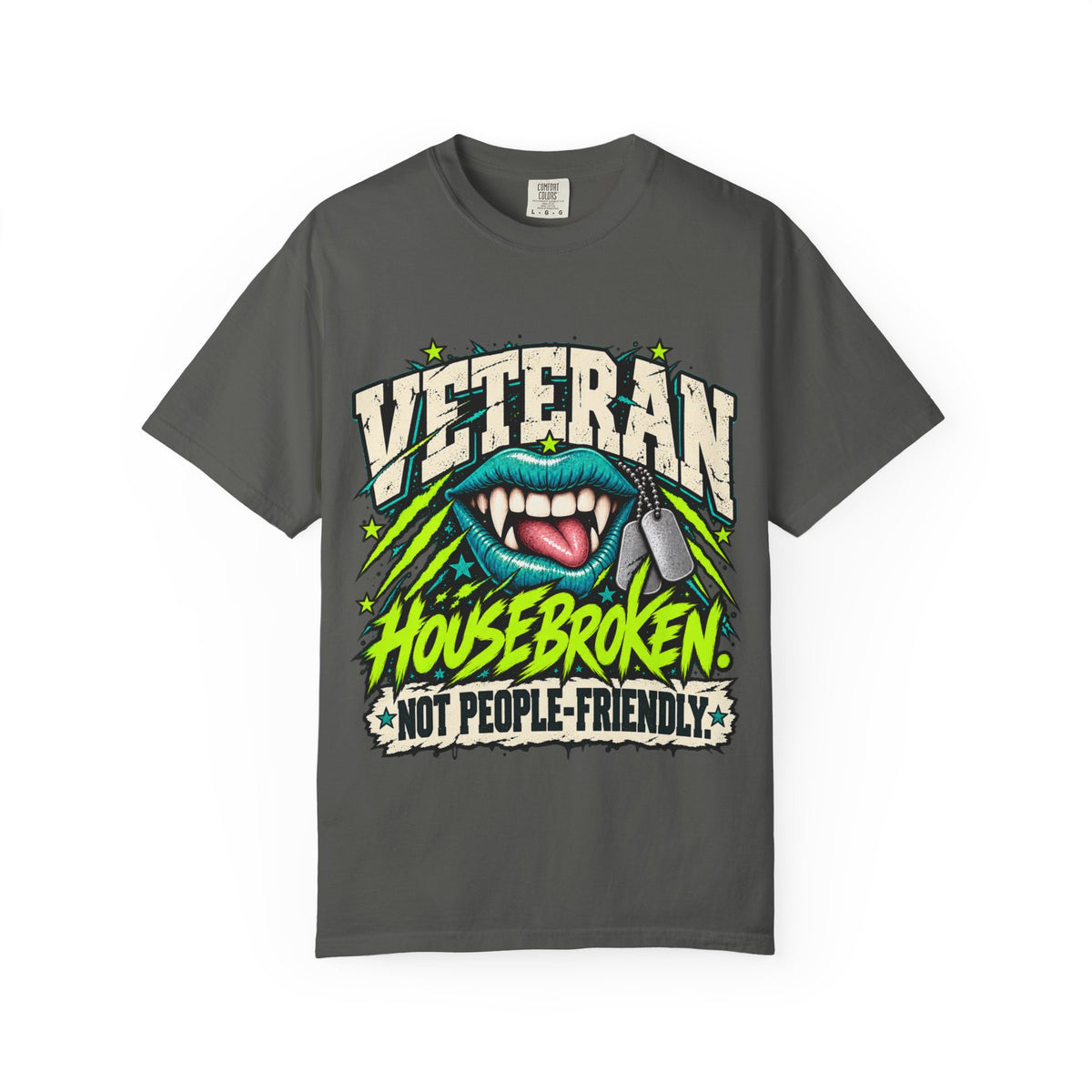 Housebroken. Not People-Friendly. | Disgruntled Veteran Tee