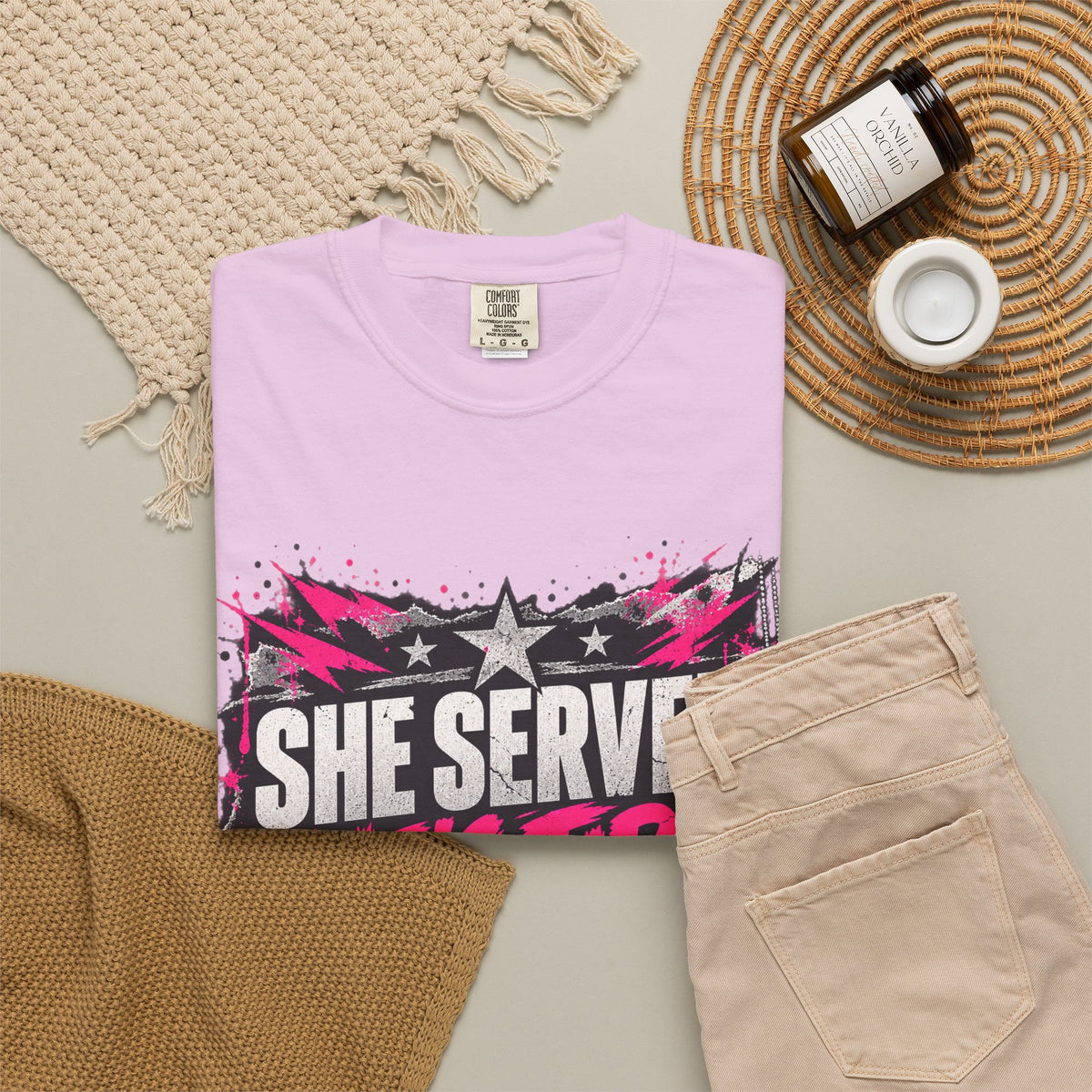 She Served. She's Tired. | Women Veteran Tee