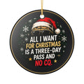 Deployment Season Too Military Christmas Ornament