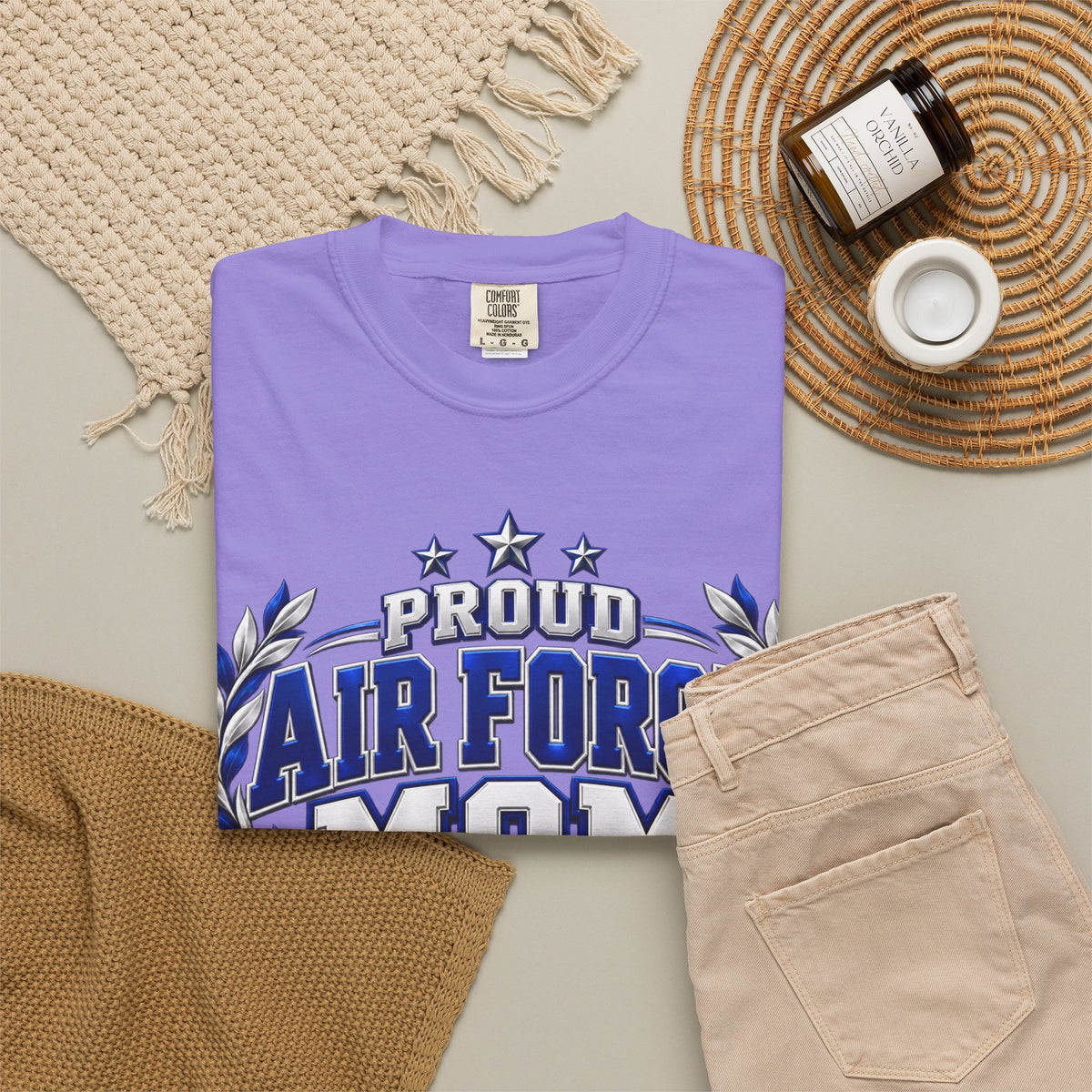 Proud Air Force Mom | Graduation Crew Tee