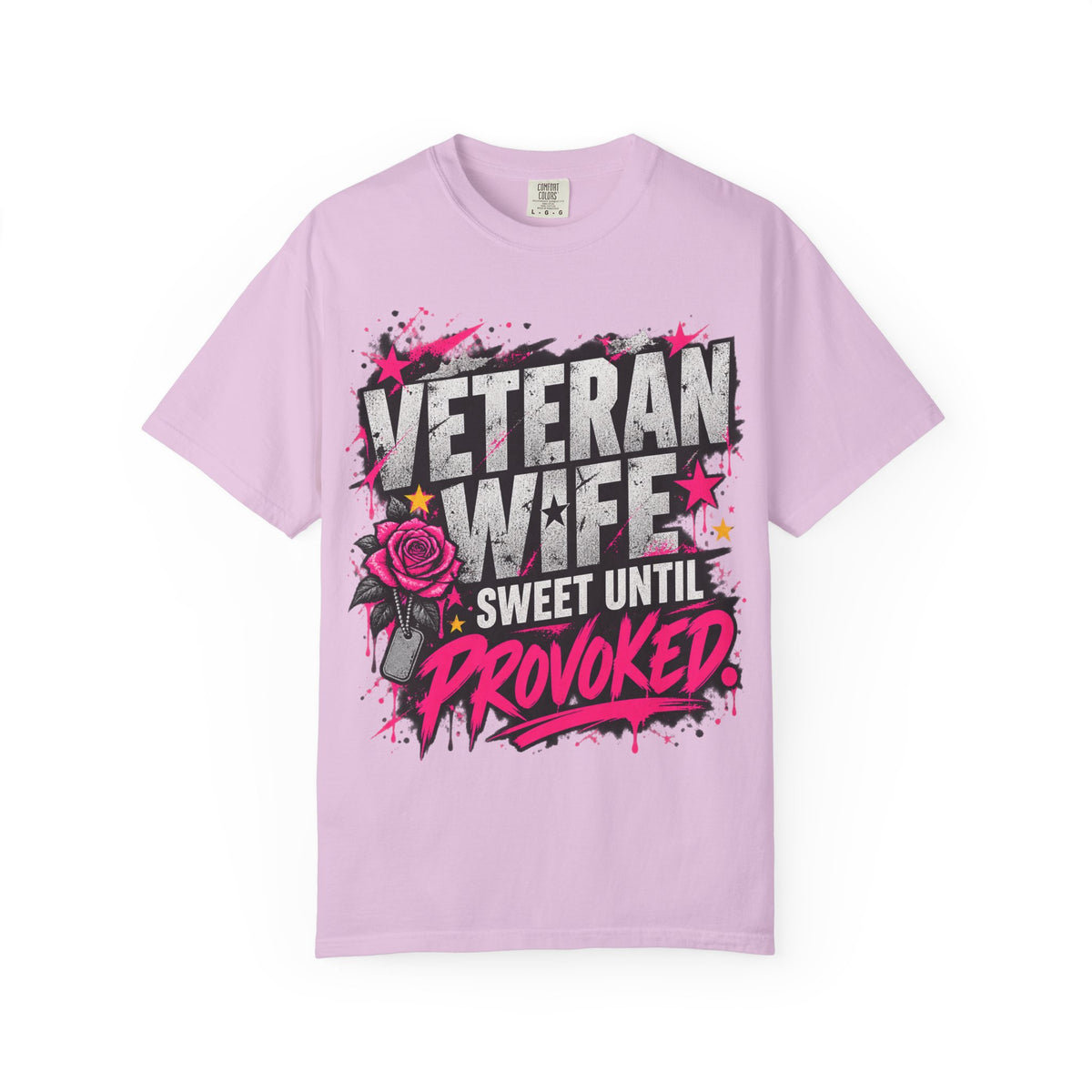 Sweet Until Provoked | Veteran Wife Tee