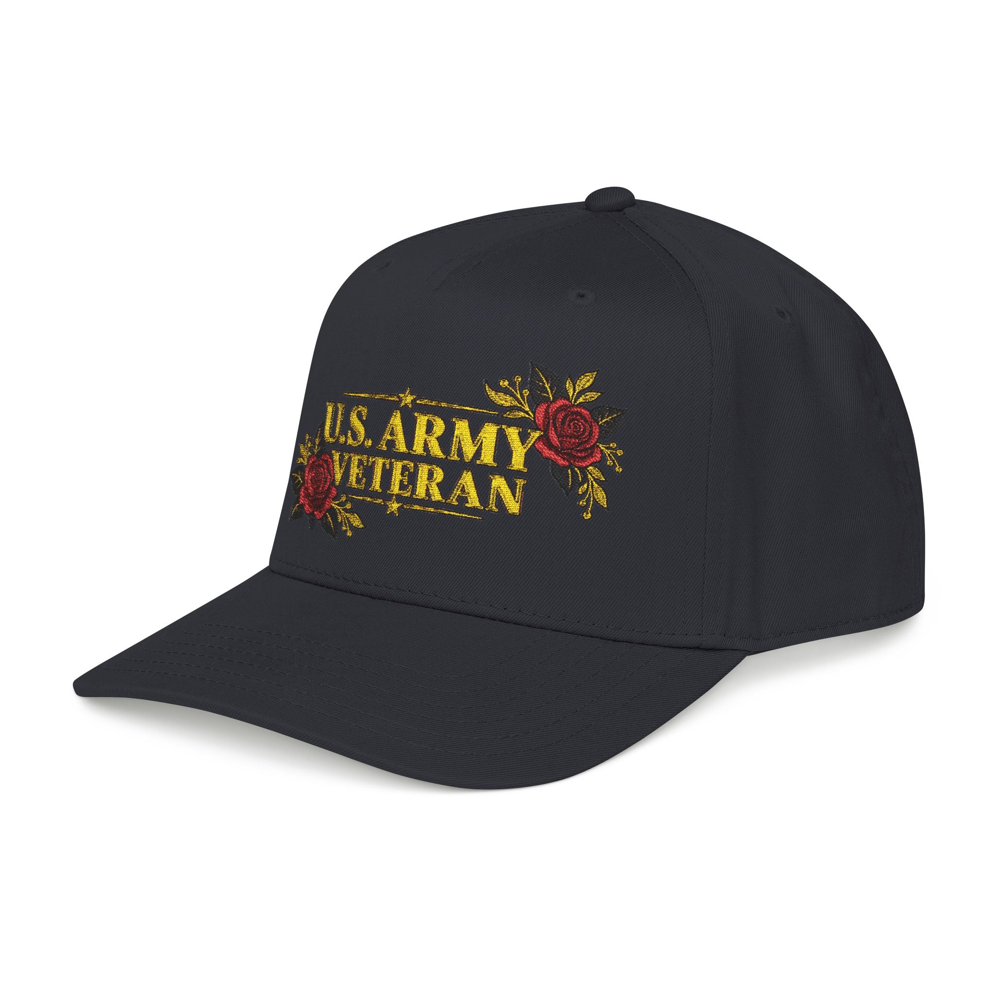 Crimson Rose | U.S. Army Veteran Floral Cap