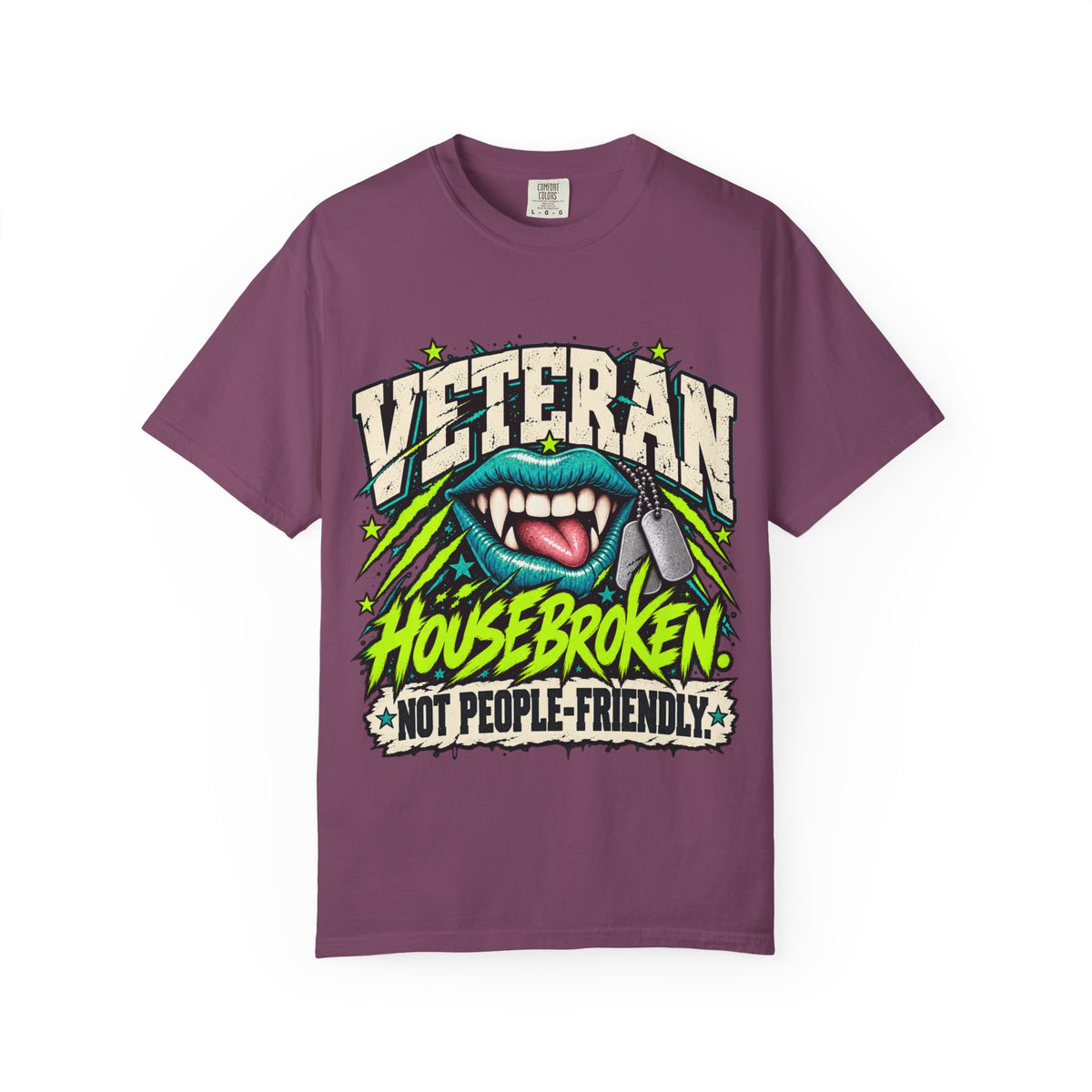 Housebroken. Not People-Friendly. | Disgruntled Veteran Tee