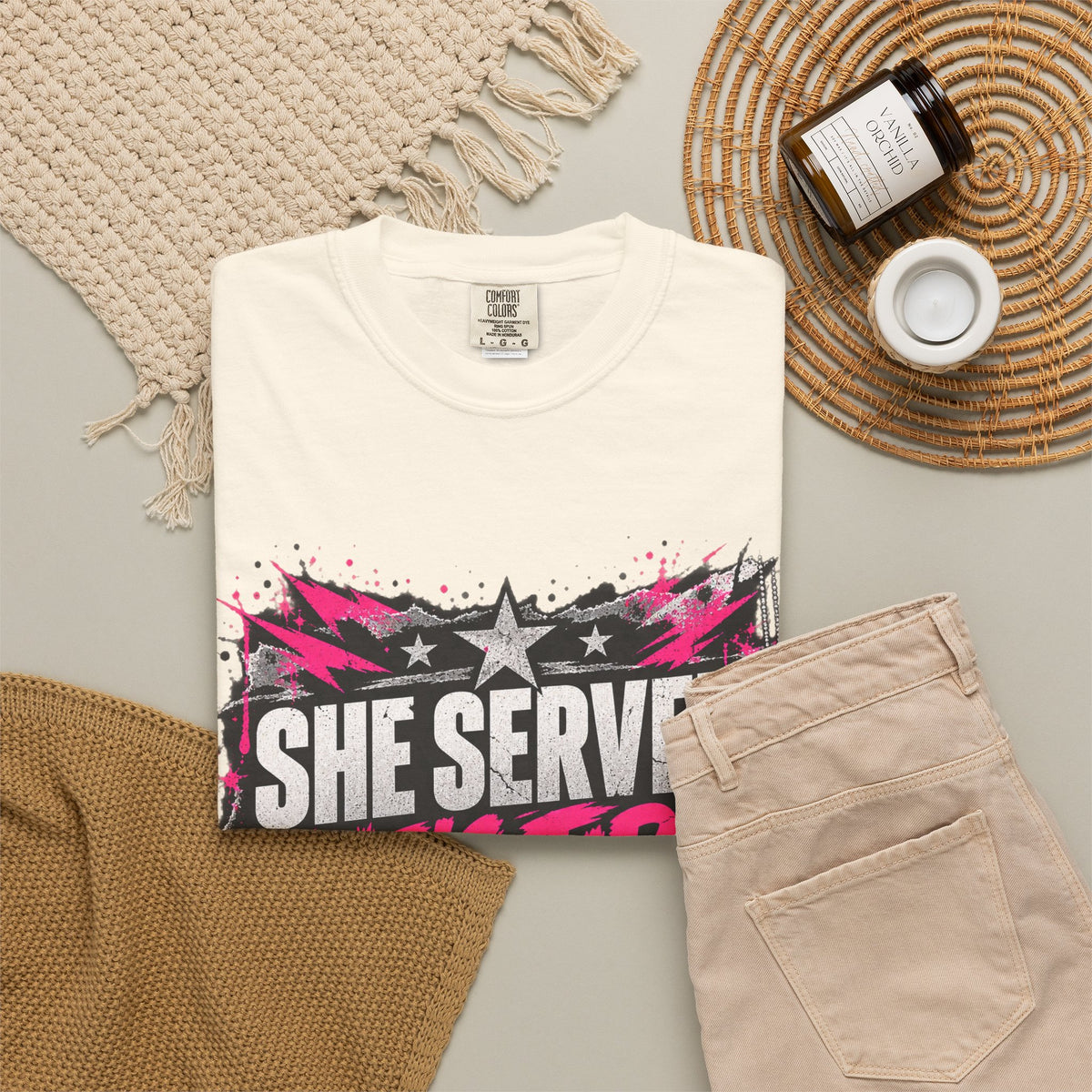 She Served. She's Tired. | Women Veteran Tee