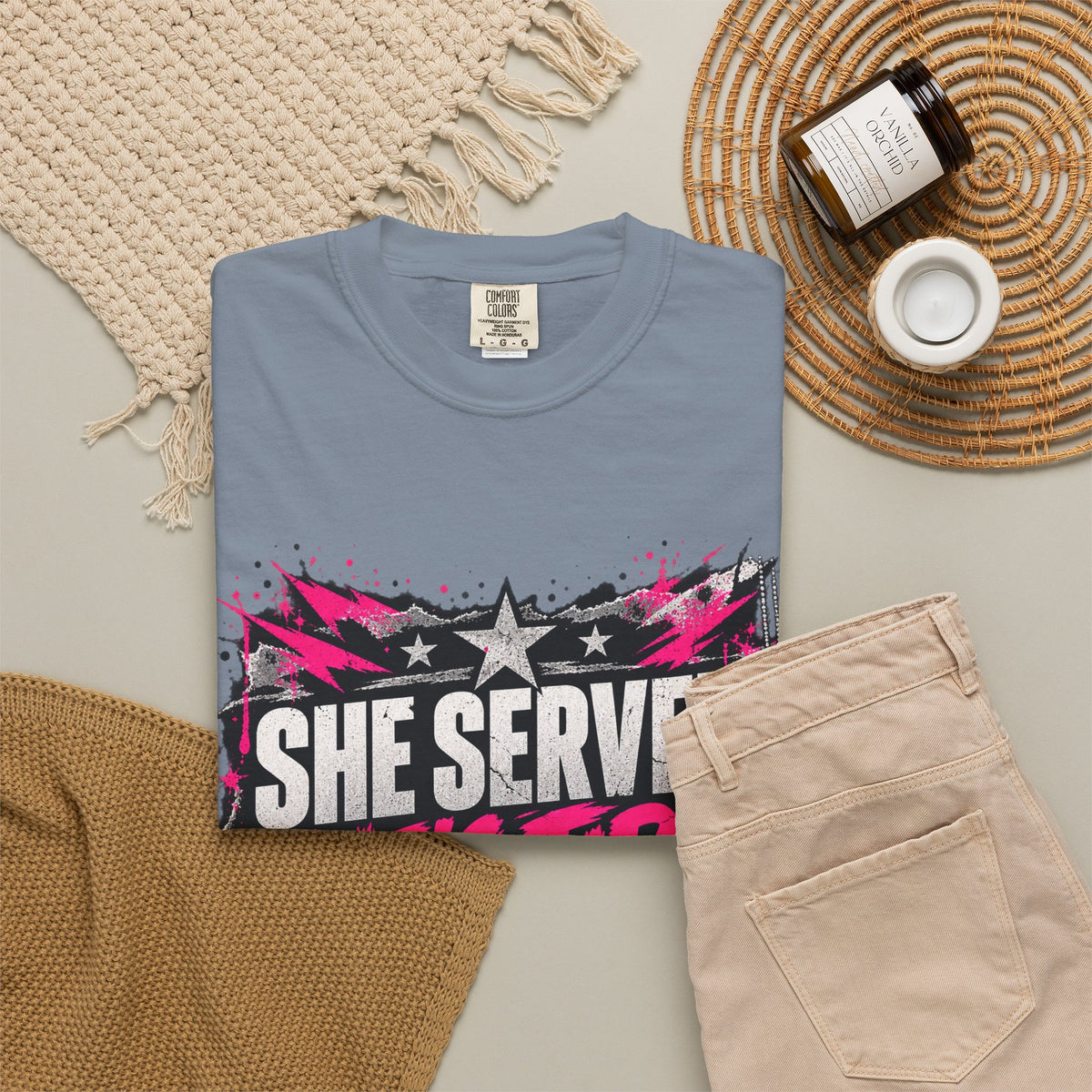 She Served. She's Tired. | Women Veteran Tee