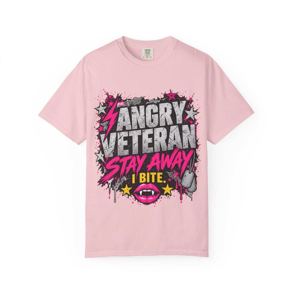 Stay Away. I Bite. | Angry Veteran Tee