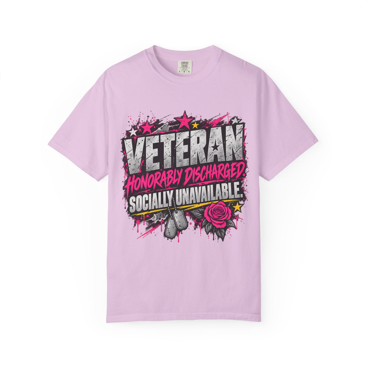 Socially Unavailable | Disgruntled Veteran Tee