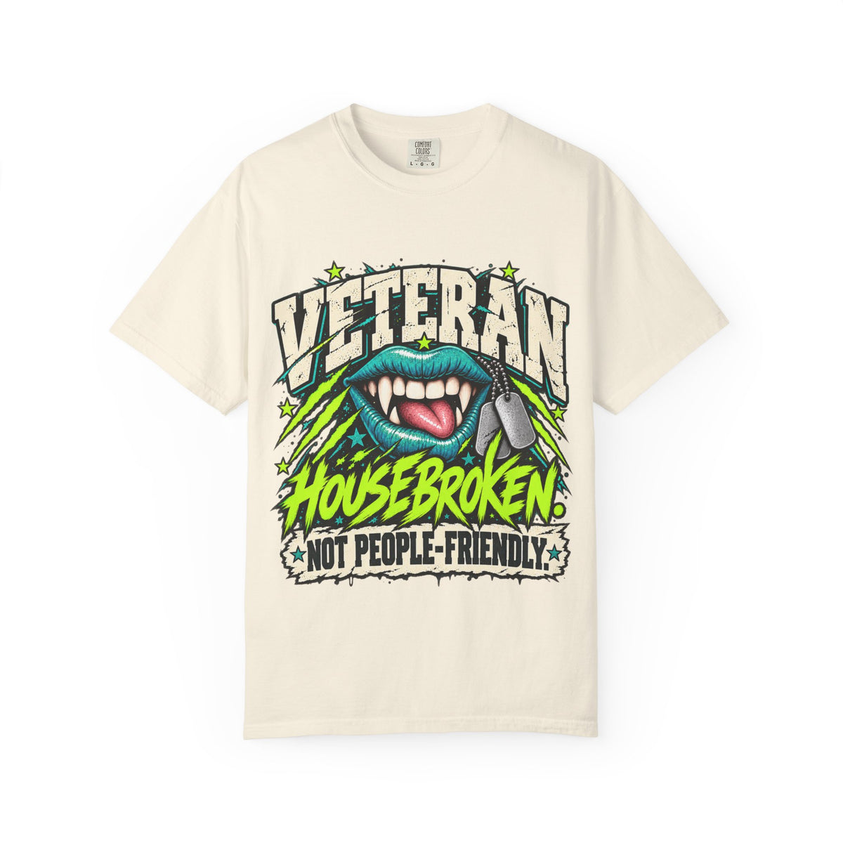 Housebroken. Not People-Friendly. | Disgruntled Veteran Tee