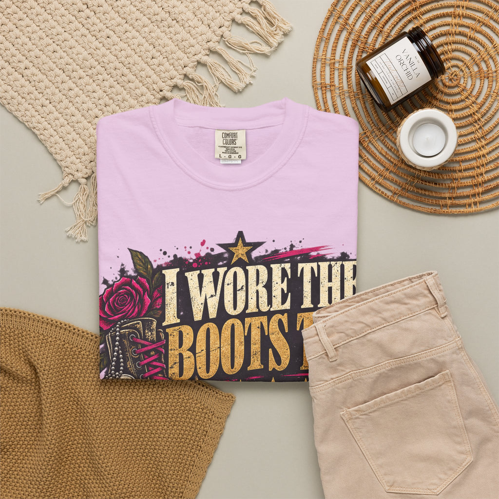 I Wore the Boots Too | Distressed Rebellion Veteran Tee