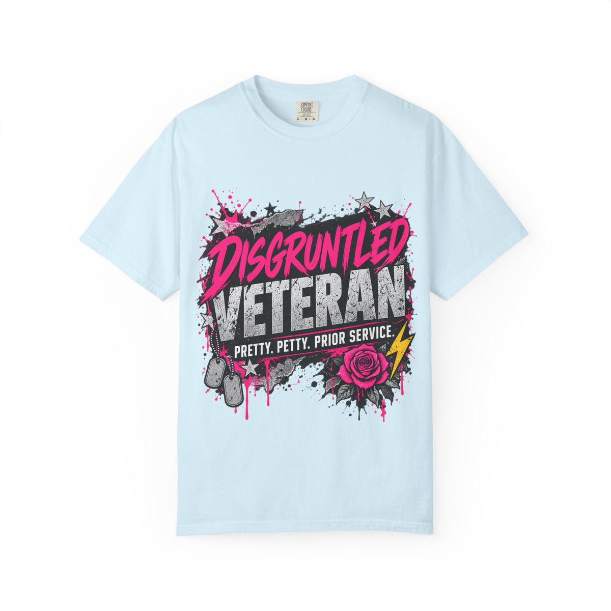 Pretty. Petty. Prior Service. | Disgruntled Veteran Tee