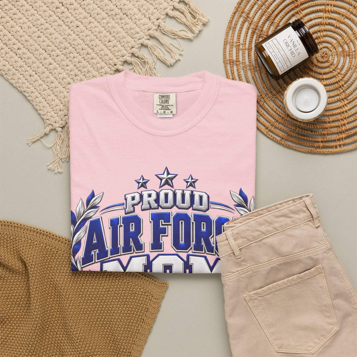 Proud Air Force Mom | Graduation Crew Tee