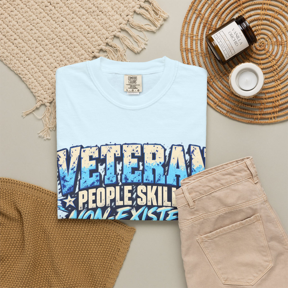 People Skills: Non-Existent | Disgruntled Veteran Tee
