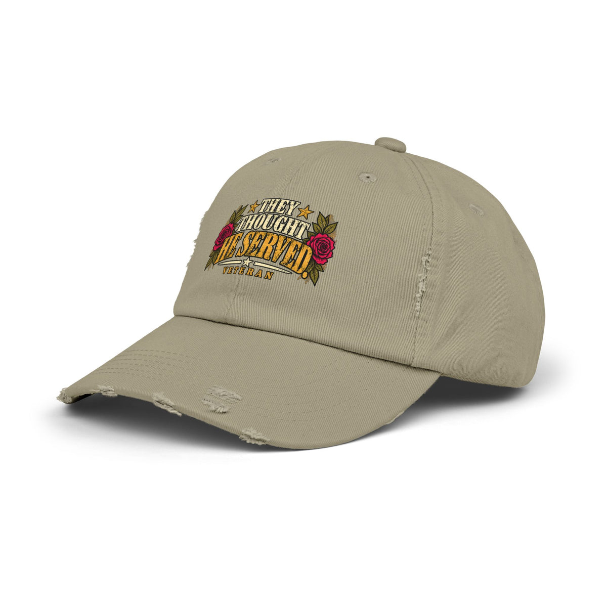They Thought He Served | Distressed Veteran Cap