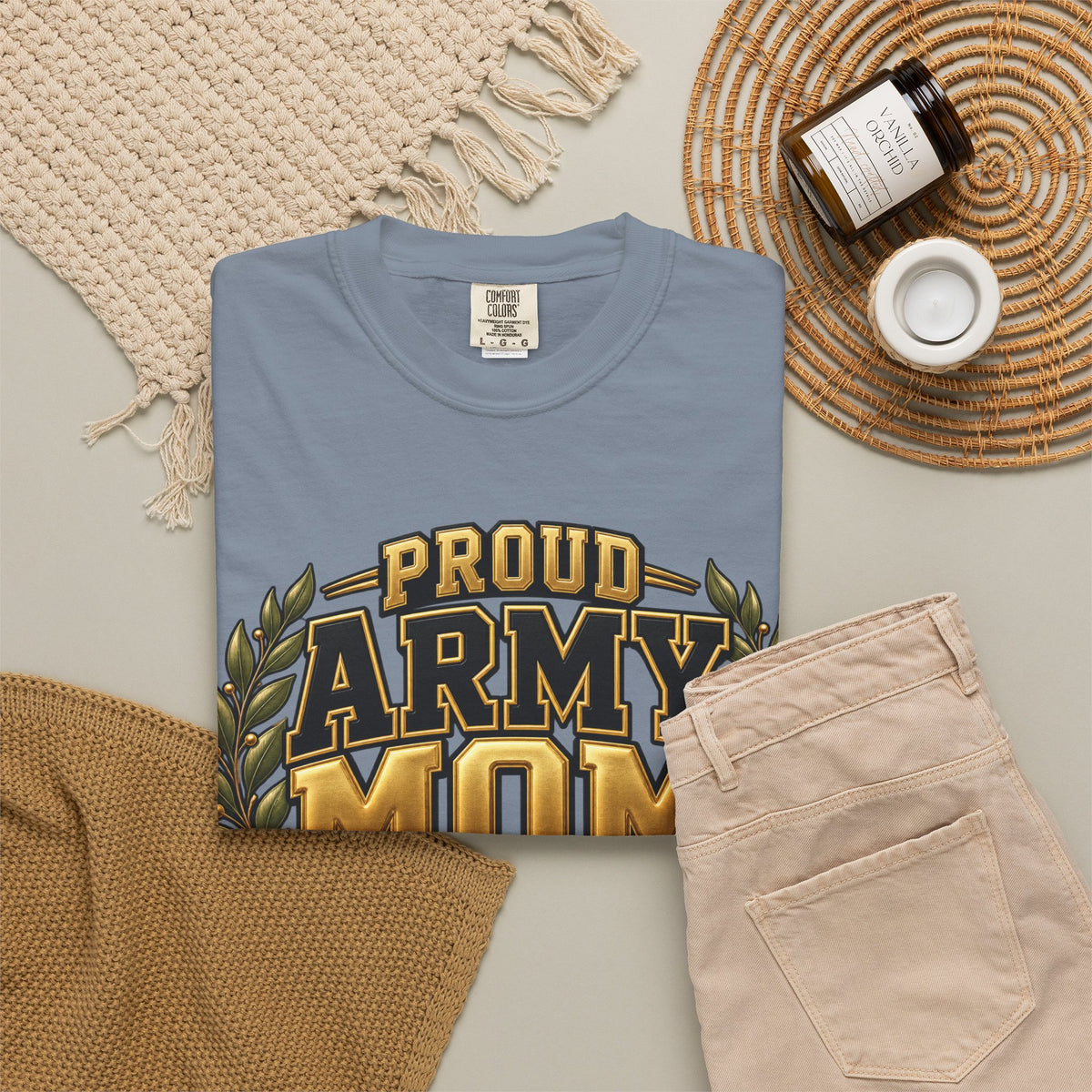Proud Army Mom | Graduation Crew Tee
