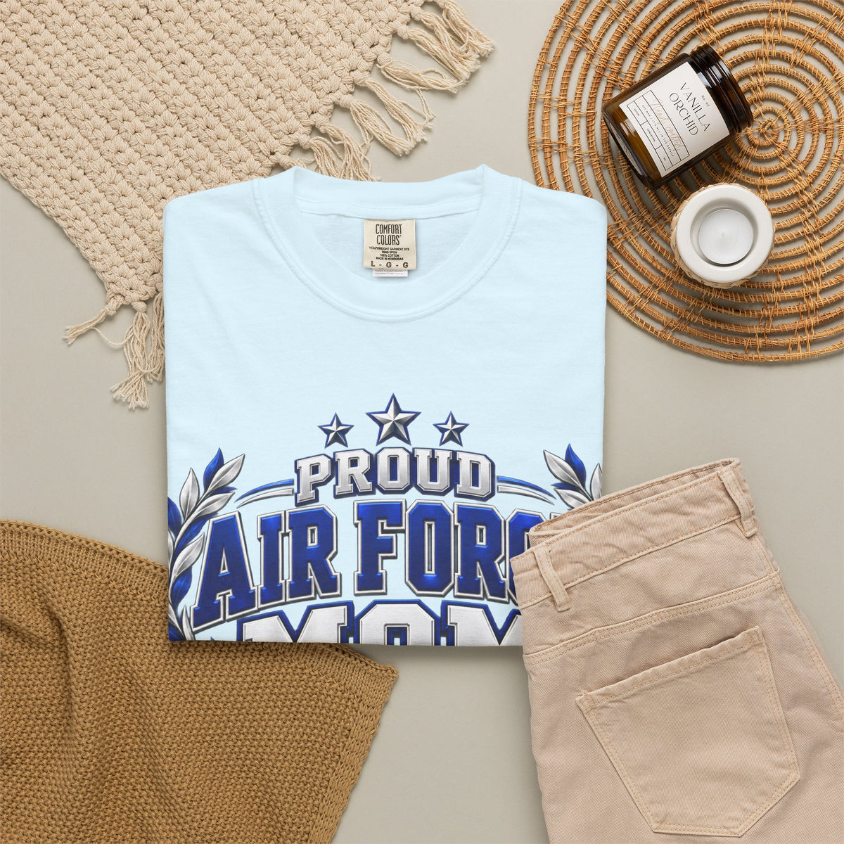 Proud Air Force Mom | Graduation Crew Tee