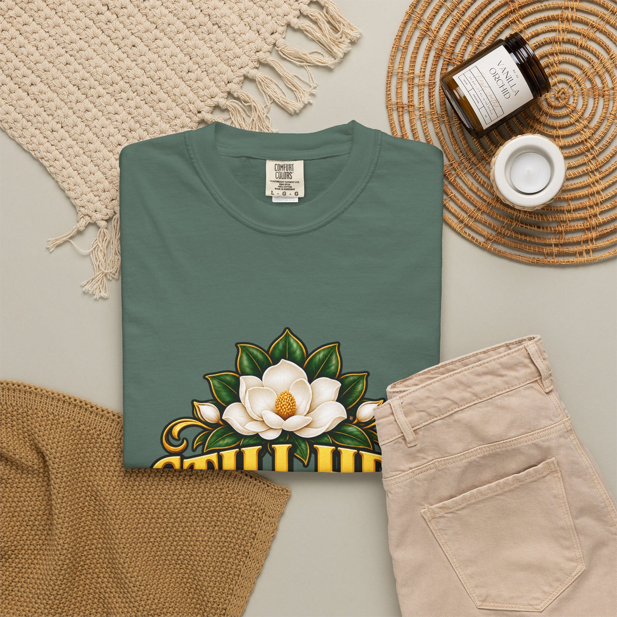 Still Her | Magnolia Women Veteran Garment-Dyed Tee