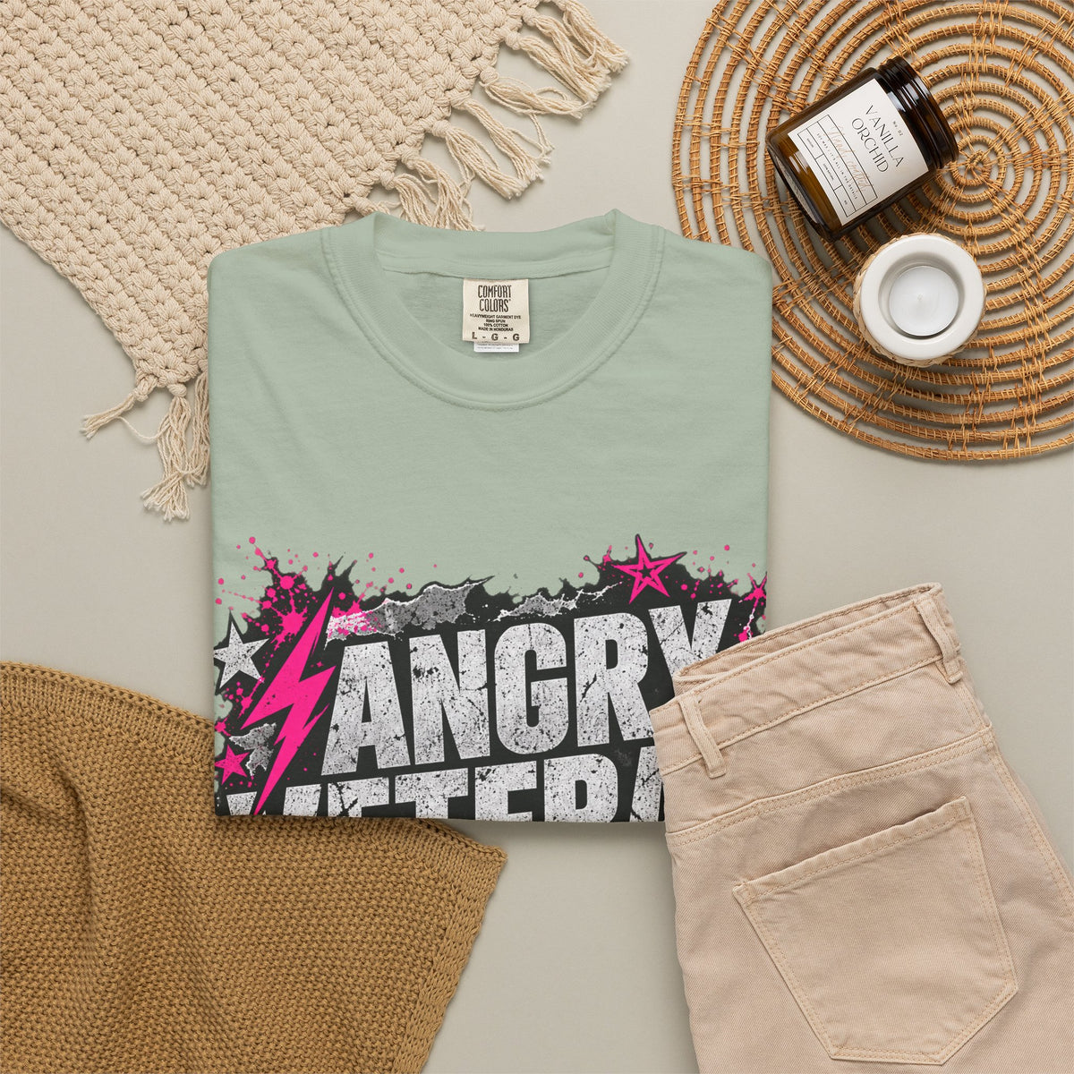 Stay Away. I Bite. | Angry Veteran Tee