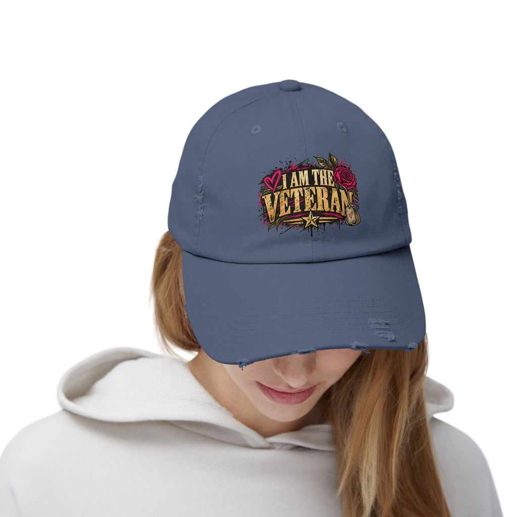 I Am the Veteran | Distressed Rebellion Cap