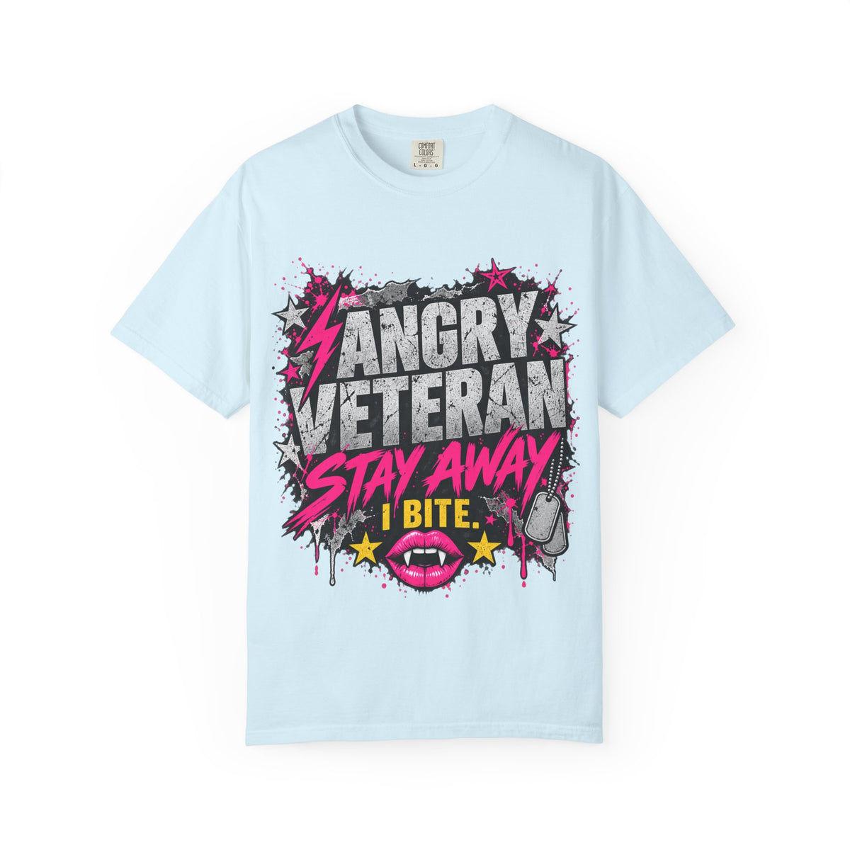Stay Away. I Bite. | Angry Veteran Tee