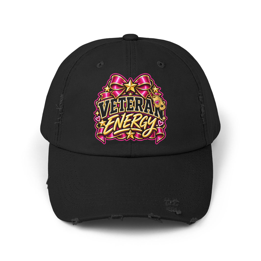 Veteran Energy | Floral Distressed Cap