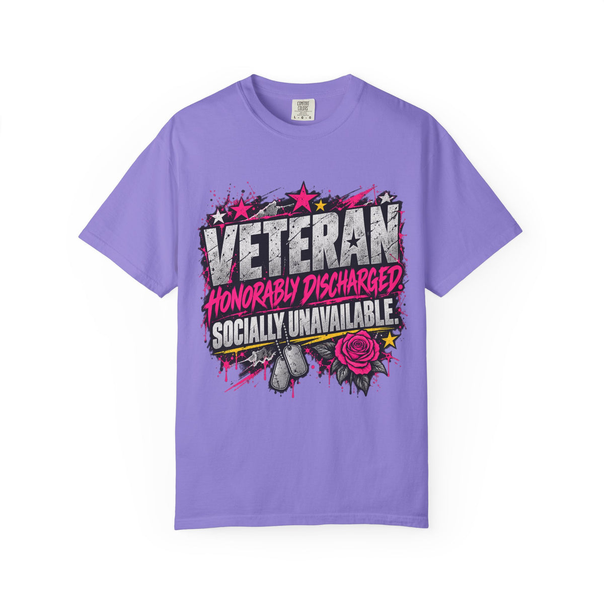 Socially Unavailable | Disgruntled Veteran Tee