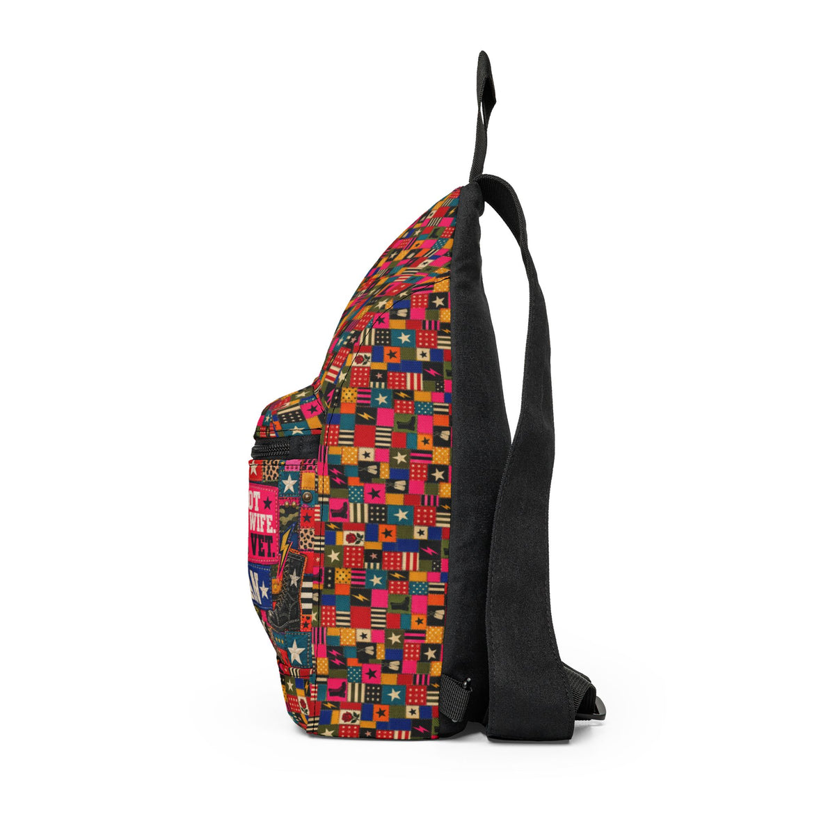 She Served Too | Full Volume Veteran Sling Bag