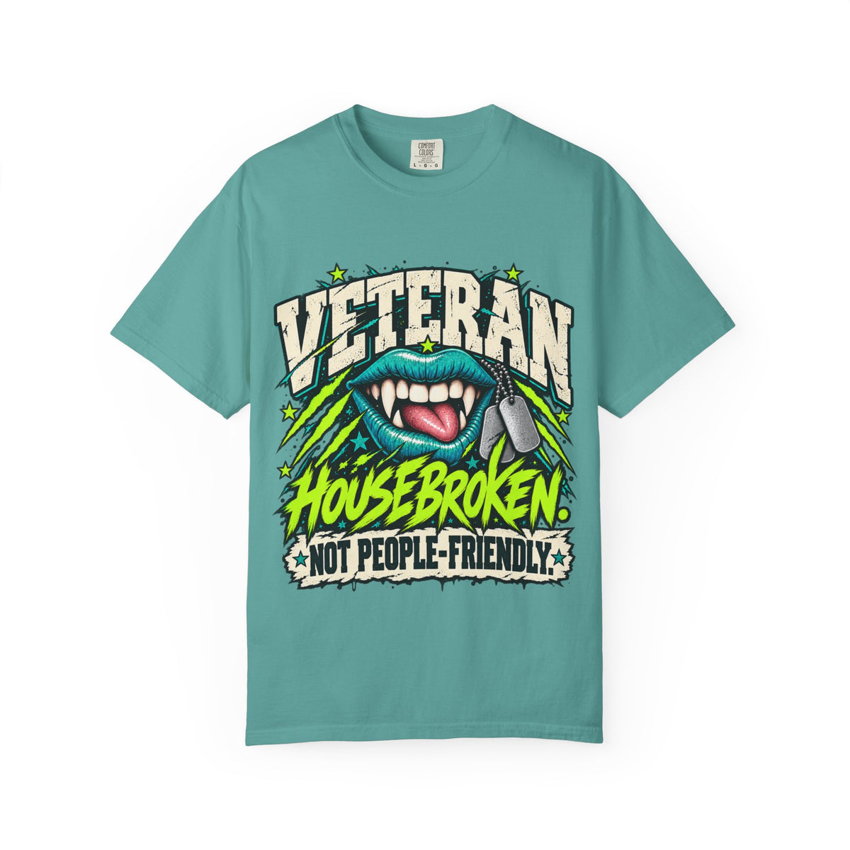 Housebroken. Not People-Friendly. | Disgruntled Veteran Tee