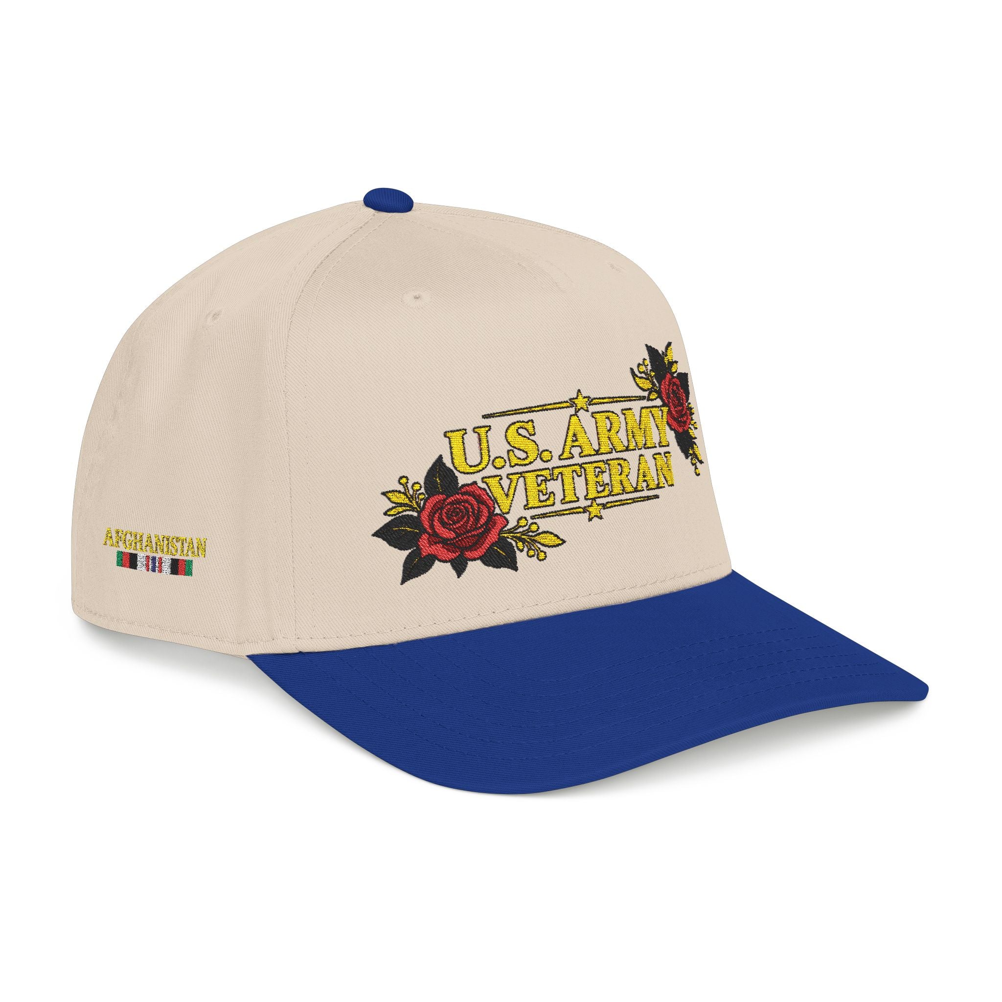 Crimson Rose | U.S. Army Veteran Floral Cap