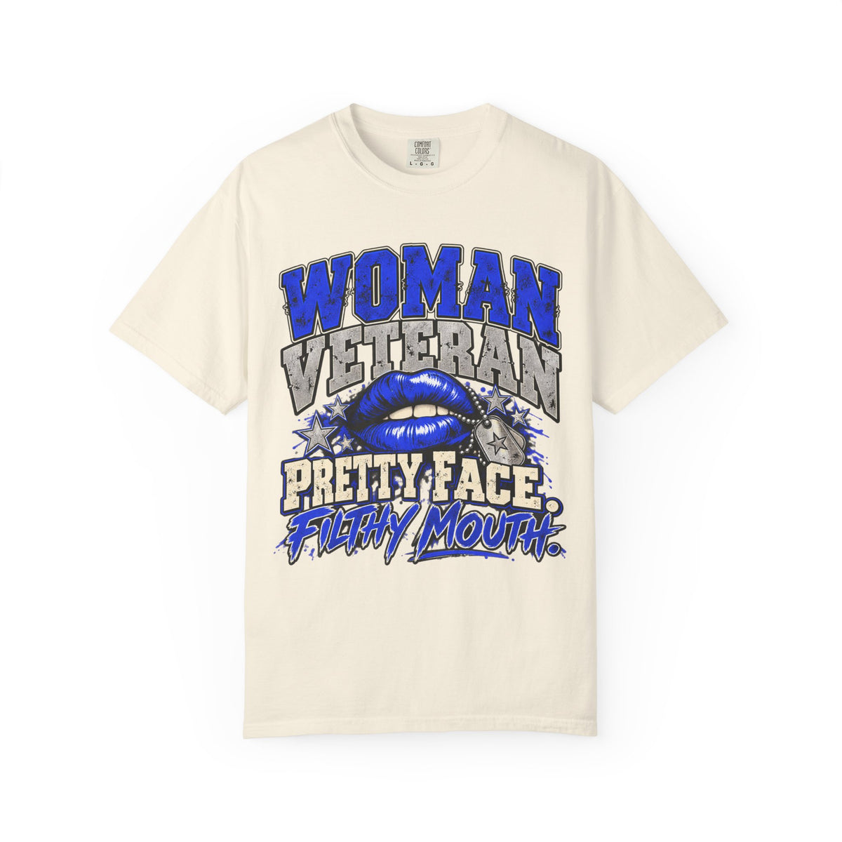 Pretty Face. Filthy Mouth. | Disgruntled Veteran Tee