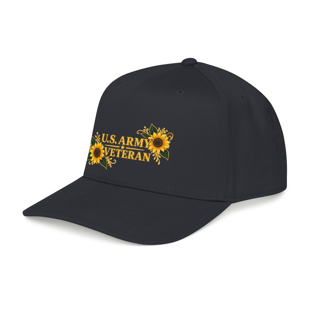 U.S. Army Veteran | Sunflower Mid-Profile Cap