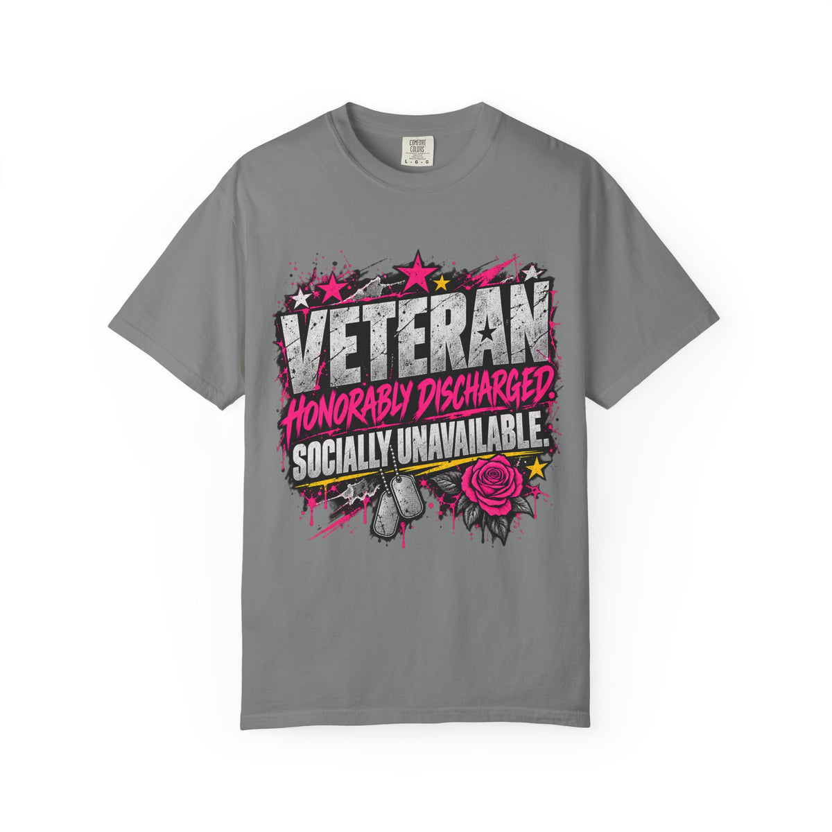 Socially Unavailable | Disgruntled Veteran Tee