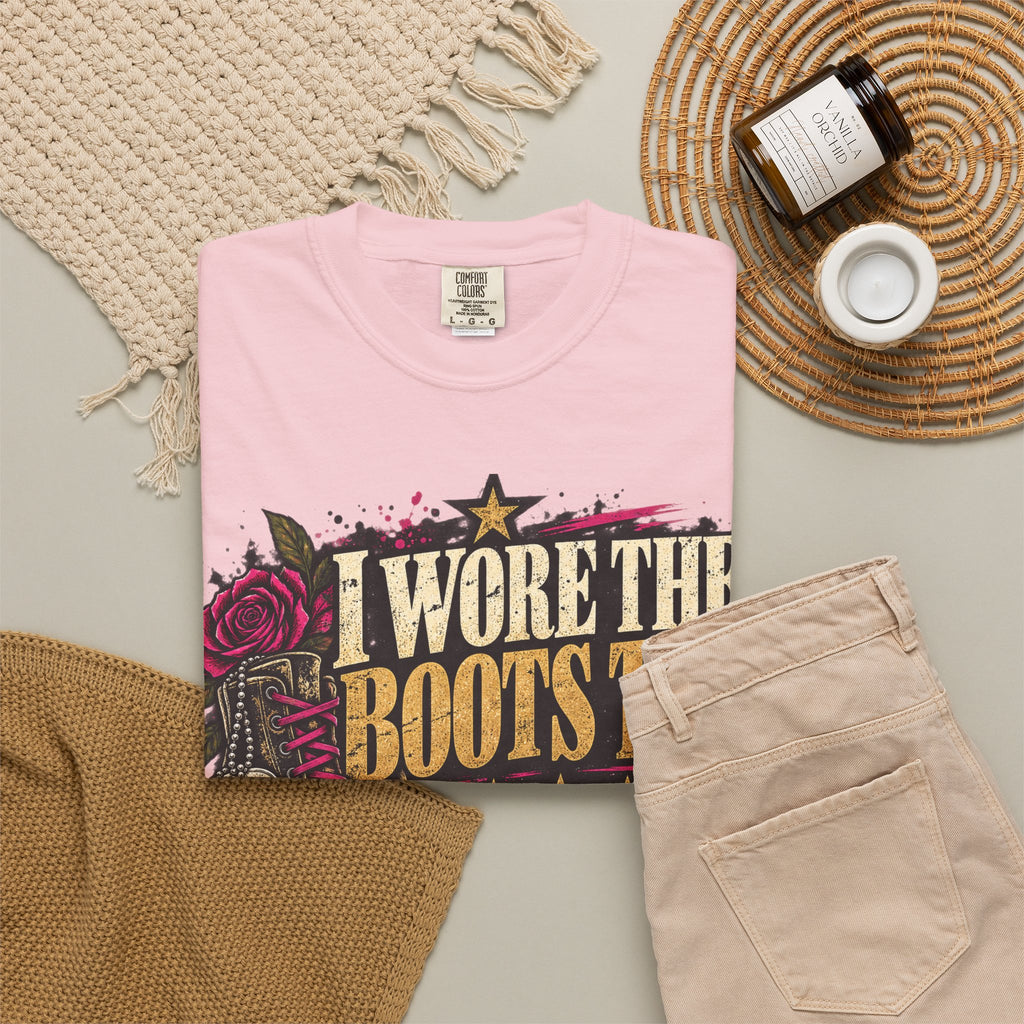 I Wore the Boots Too | Distressed Rebellion Veteran Tee