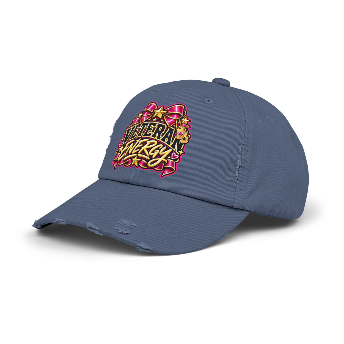 Veteran Energy | Floral Distressed Cap