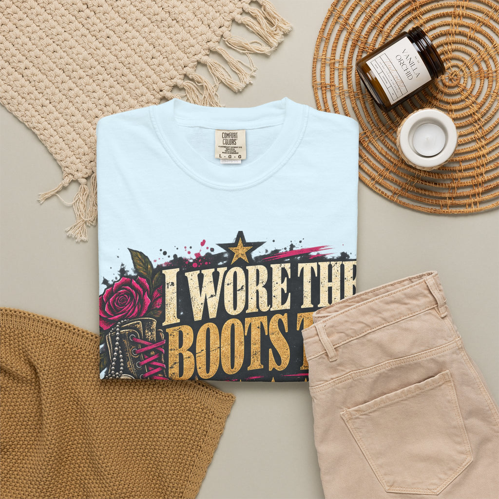 I Wore the Boots Too | Distressed Rebellion Veteran Tee