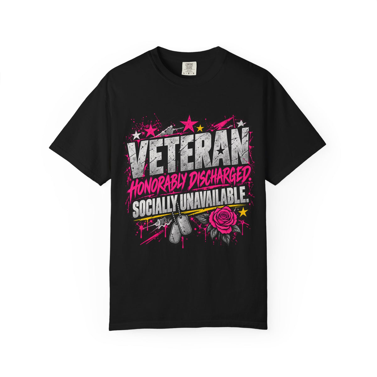 Socially Unavailable | Disgruntled Veteran Tee