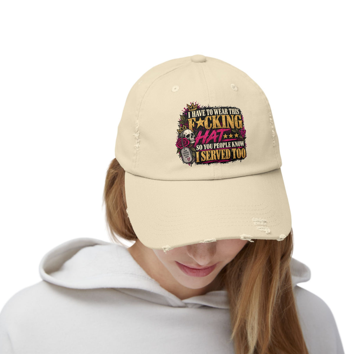 I Have to Wear This F*cking Hat | Distressed Rebellion Veteran Cap