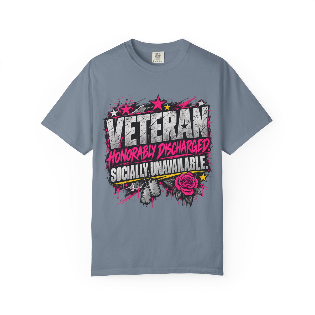 Socially Unavailable | Disgruntled Veteran Tee