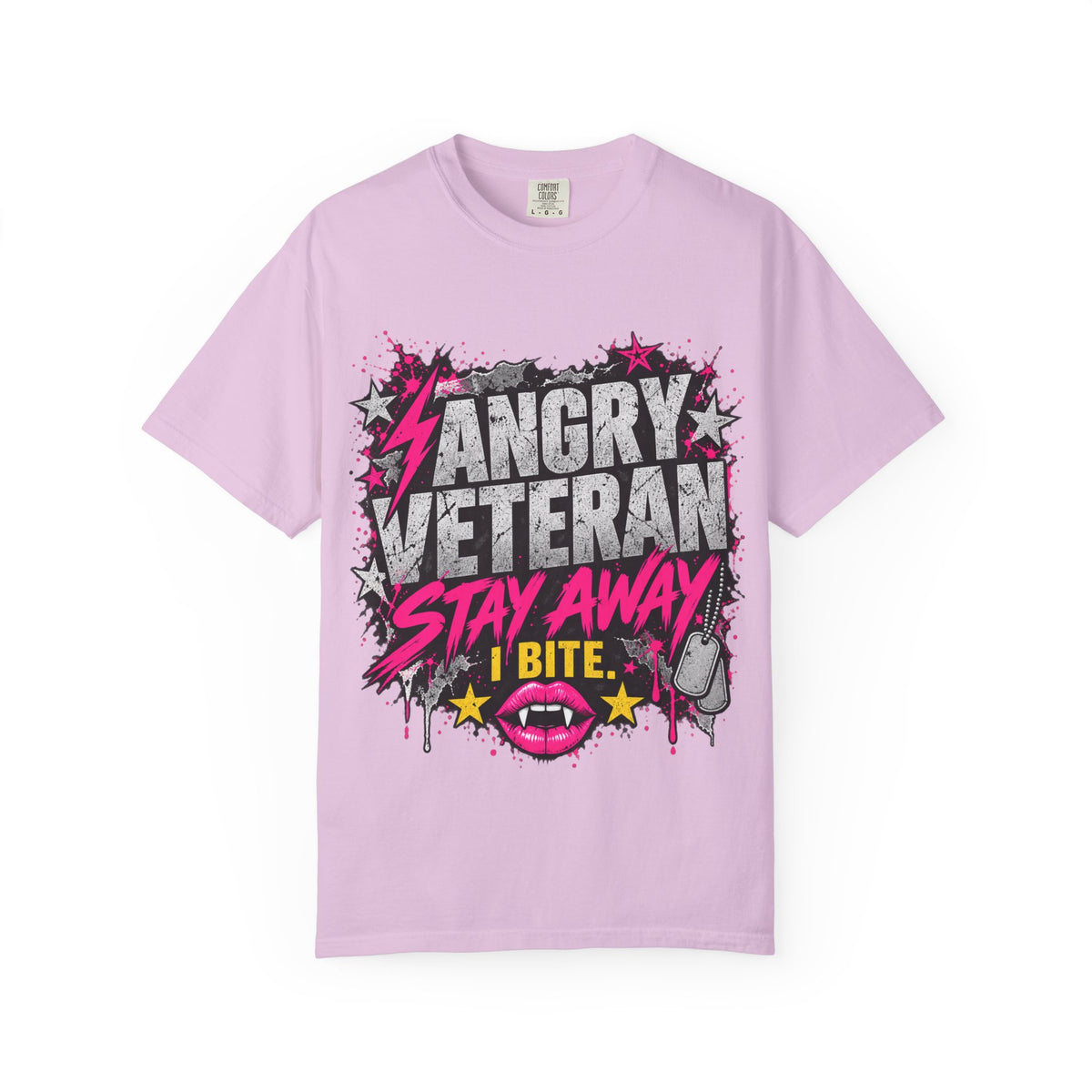 Stay Away. I Bite. | Angry Veteran Tee