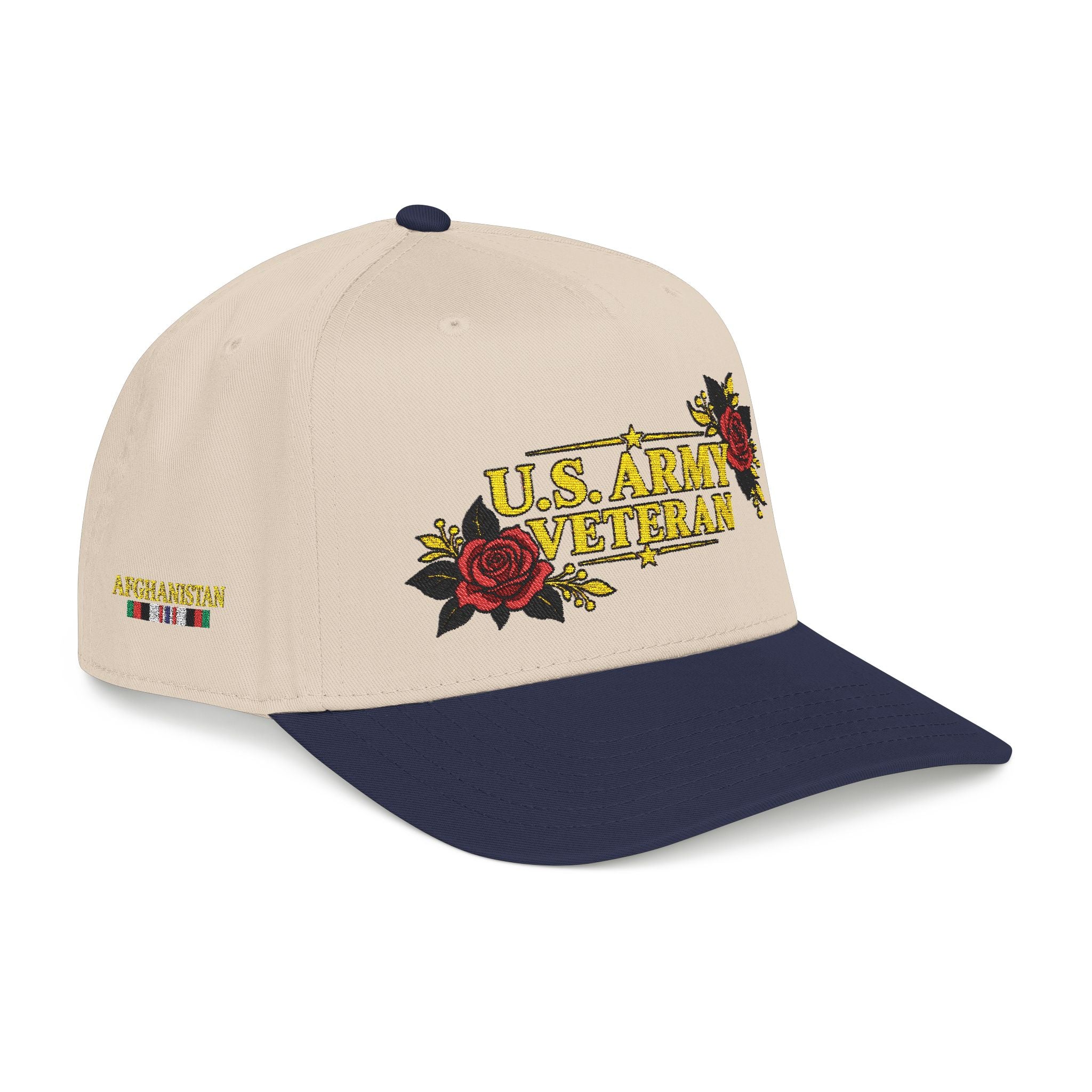 Crimson Rose | U.S. Army Veteran Floral Cap