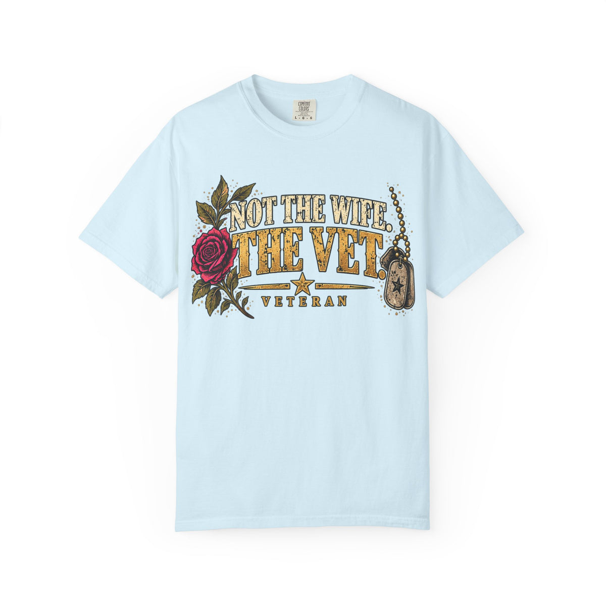 Not the Wife, the Vet | Distressed Rebellion Veteran Tee