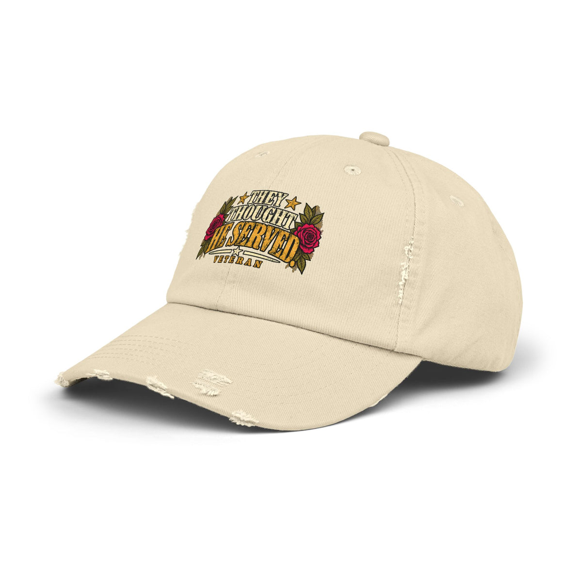 They Thought He Served | Distressed Veteran Cap