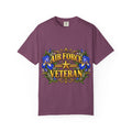 Air Force Veteran | Blue Iris Floral Garment-Dyed Tee