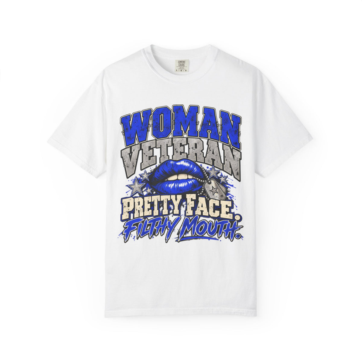 Pretty Face. Filthy Mouth. | Disgruntled Veteran Tee