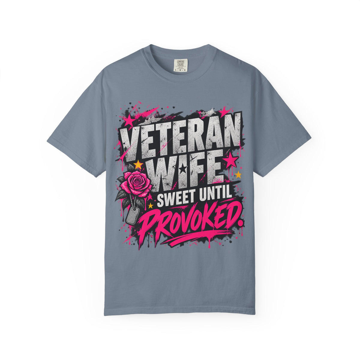 Sweet Until Provoked | Veteran Wife Tee