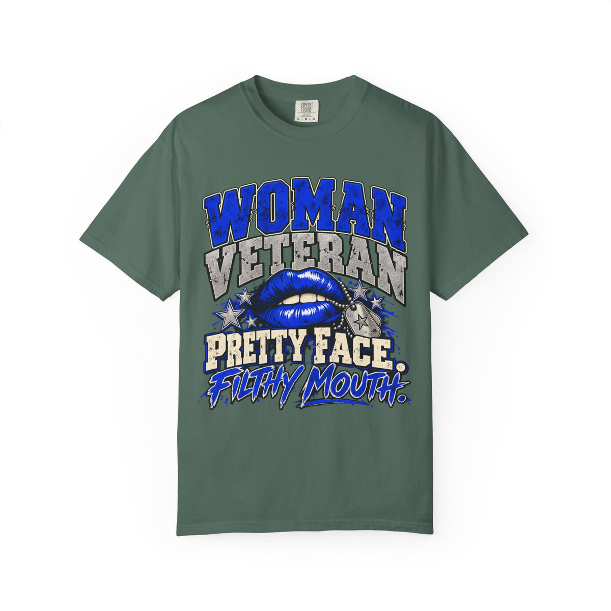 Pretty Face. Filthy Mouth. | Disgruntled Veteran Tee