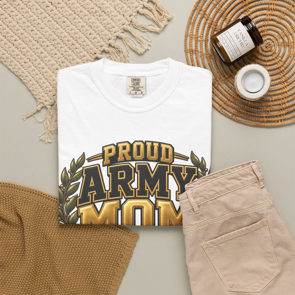Proud Army Mom | Graduation Crew Tee