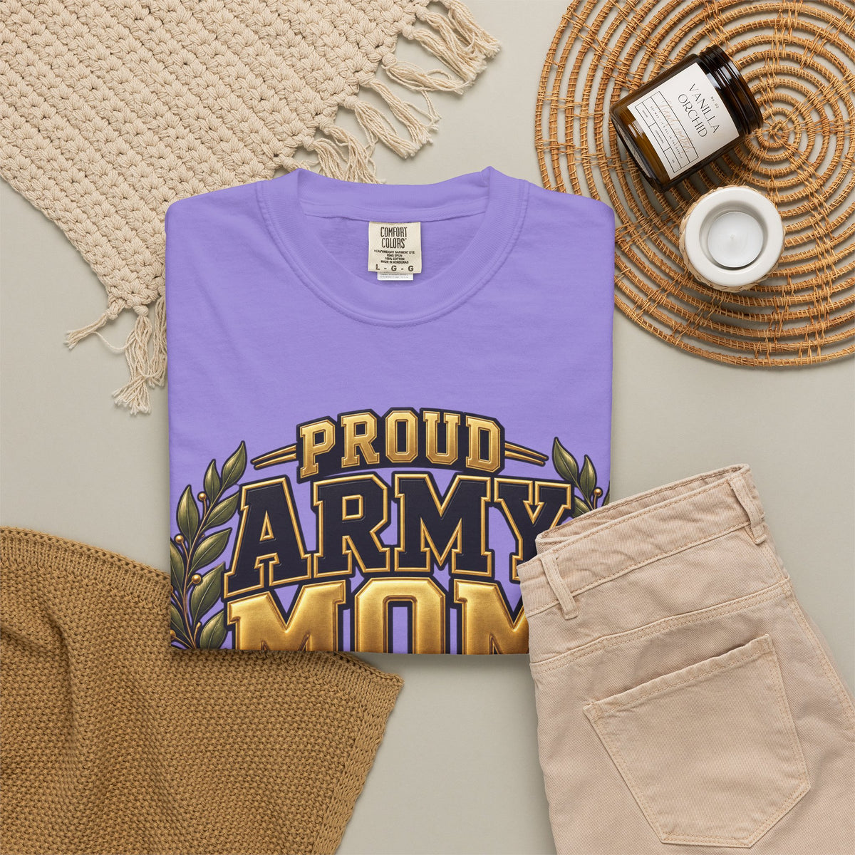 Proud Army Mom | Graduation Crew Tee