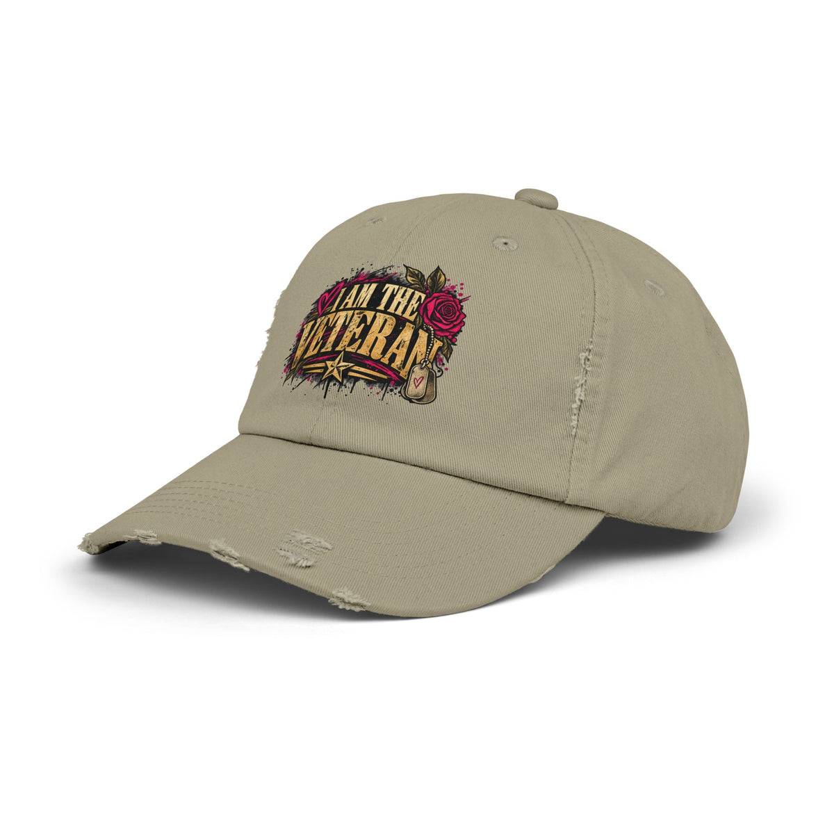 I Am the Veteran | Distressed Rebellion Cap