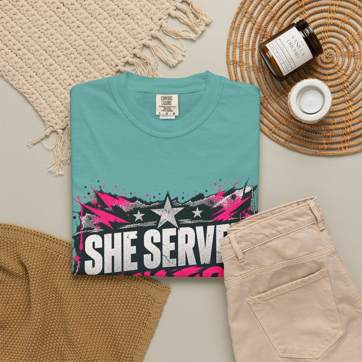 She Served. She's Tired. | Women Veteran Tee