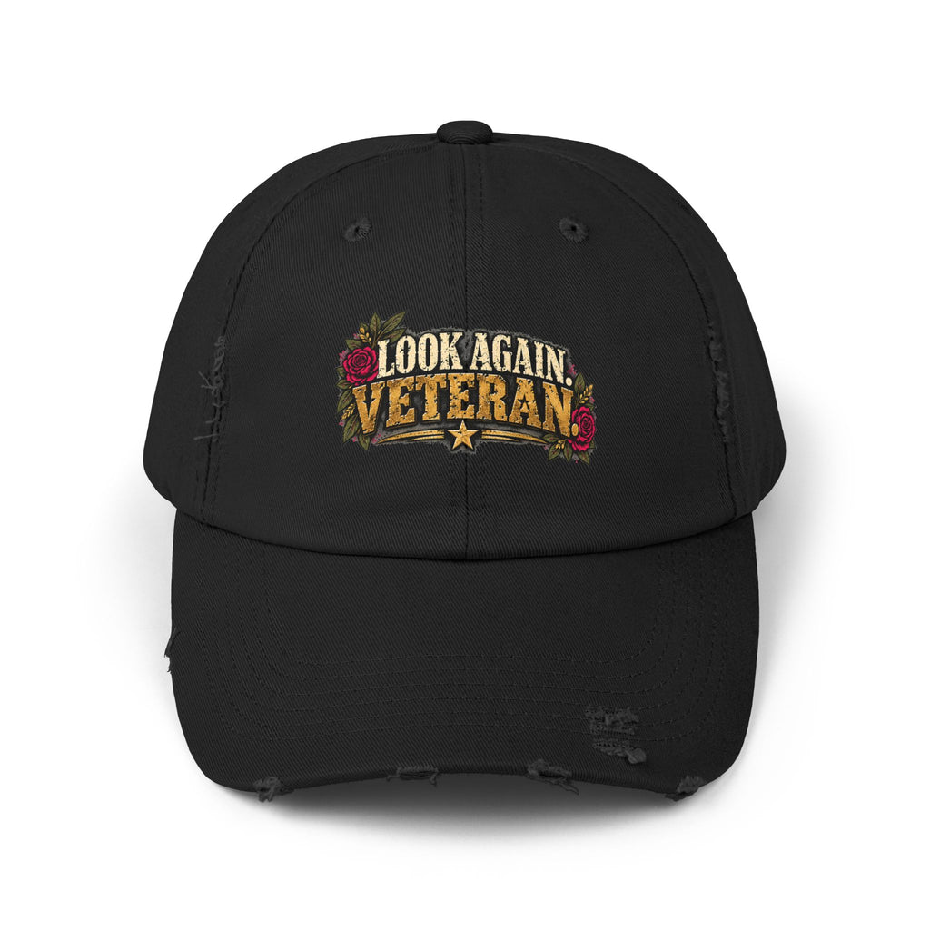 Look Again, Veteran | Distressed Veteran Cap